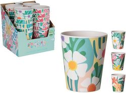 cumpără Pahar Excellent Houseware 47029 Sunny Flower D8x10cm, пластик în Chișinău 