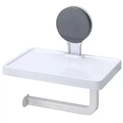 купить Держатель бумаги Holland 28930 Suport hartie WC Bathroom 18x11x17cm, alb, plastic в Кишинёве 