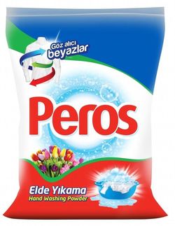 Стиральный порошок для ручной и полуавтоматической стирки PEROS 400гр. White & Bright