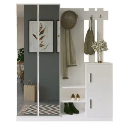 cumpără Mobilă pentru antreu Trendy DD8-W, 147x179x35cm (GTR001397) în Chișinău 