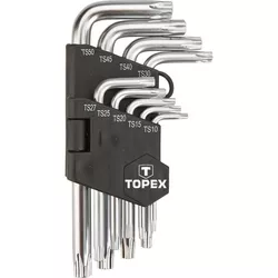 купить Набор ручных инструментов Topex 4161 Chei Torx imbus scurte TS10-50 (1set-9buc) (35D950) в Кишинёве 