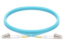 Fiber optic patch cords, Multimode OM4, LC-LC Duplex, 7M