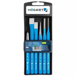 cumpără Set de unelte de mână Hoegert HT3B710 Набор зубил, кернеров и выколоток, 6шт în Chișinău 