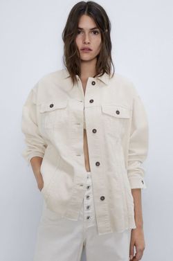 Куртка ZARA Бежевый 8372/222/712