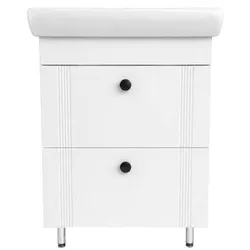 купить Шкаф под умывальник Mashtab 22275 Palma (ML) cu 2 sertare 650x470x850 Alb mat в Кишинёве 