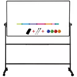 cumpără Tablă de birou Deli DLE7883 Tabla de conferinta 150х90cm mobila, aluminiu în Chișinău 