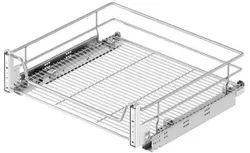 купить Фурнитура для мебели Starax S-2346-C хром корзина выдвиж кр.фас. п/в 600мм в Кишинёве 