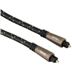 купить Кабель для AV Hama 123314 Audio Optical Fibre Cable, ODT plug (Toslink), metal, 3.0 m в Кишинёве 