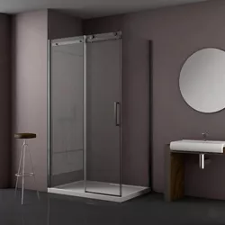 cumpără Cabină de duș New Trendy Sling Gunmetal Rectangular 120x80x200 8mm K-5705 în Chișinău 