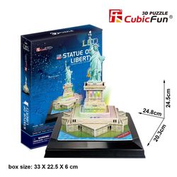 CubicFun 3D Statue of Liberty Led
