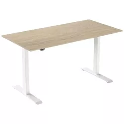 cumpără Masă pentru calculator sc ET114 WH, blat sonoma, 1400x700 în Chișinău 