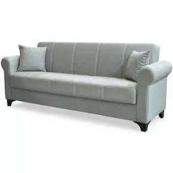 купить Диван Trendy Ares, extensibila cu lada de depozitare, 215x80x80cm, Gri в Кишинёве 