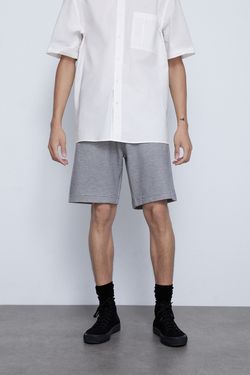 Шорты ZARA Серый zara 4087/304/803