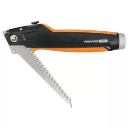 купить Нож строительный Fiskars retractabil cu fierastrau pt rigips (1027226) в Кишинёве 