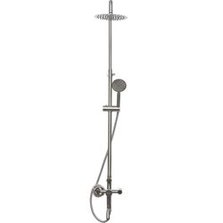 cumpără Panou de duș Rubano Coloana de dus, cu baterie, inox, 27583 în Chișinău 