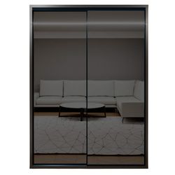 купить Шкаф Bayro Parma Graphite 1600x2250x600 антрацит, купе в Кишинёве 