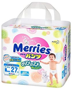 Merries Chiloței L, 9-14 kg, 27 buc.
