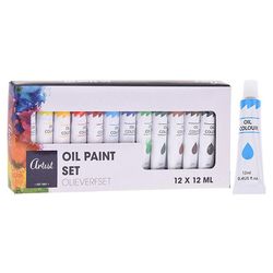 cumpără Set de creație Promstore 47925 Набор красок масляных Artist 12тюбиковx12ml în Chișinău 