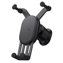 купить Автомобильный держатель Baseus SUWX020001 Car Mount (Air Outlet Version), Stable Gravitational Series, Black в Кишинёве 
