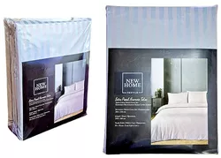 cumpără Textile de casă Promstore 57067.3 Lenjerie de pat Euro 2pers NewHome Stripe Satin, Grey în Chișinău 