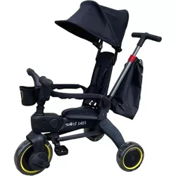 cumpără Bicicletă-cărucior Richi JTR1688/4 Tricicleta pentru copii negru în Chișinău 