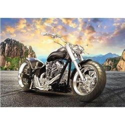 купить Головоломка Trefl 37384 Puzzles 500 Black motorcykle в Кишинёве 