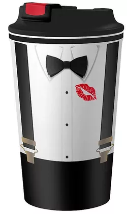 cumpără Cană termos Promstore 55651 Phibo Frac 350ml cu clapeta, negru în Chișinău 