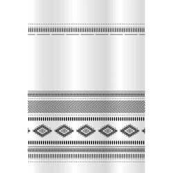 cumpără Perdea de duș Bisk 08178 TXT ETNO, alb/negru, 180x200 în Chișinău 
