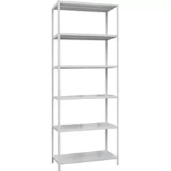 купить Cтеллаж складской УХЛ-МАШ СК 2,5/1000х600.6 Стеллаж средней нагрузки 120кг (2500х1000х600мм) (6 полок) в Кишинёве 