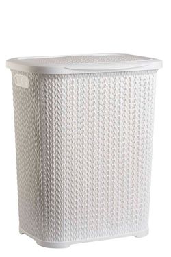 S-002 55 L alb Cos pentru rufe knit design