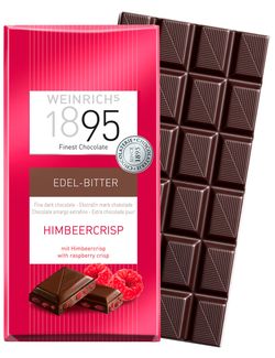 Ciocolată neagră cu zmeură Weinrichs 1895 100g