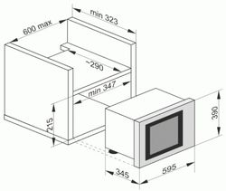 Встраиваемая микроволновая печь Kaiser EM 2520