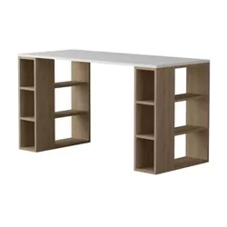 купить Офисный стол Trendy Colmar, Alb, Stejar 140x75x60cm в Кишинёве 