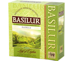 Чай зеленый  Basilur Leaf of Ceylon  RADELLA GREEN  100*1,5 г
