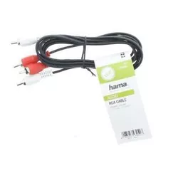 cumpără Cablu pentru AV Hama 205257 Audio Cable, 2 RCA Plugs - 2 RCA Plugs, 1.5 m în Chișinău 