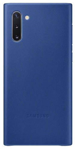 купить Чехол для моб.устройства Samsung EF-VN970 Leather Cover Blue в Кишинёве