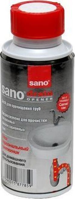Средство для прочистки канализации Sano Drain 200 гр