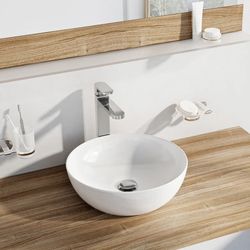 купить Раковина Ravak UNI 400 B Slim D400x125mm White XJX01140003 в Кишинёве 