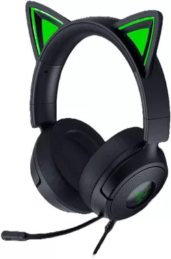 купить Наушники игровые Razer RZ04-05350200-R3M1 Kraken Kitty V3 X, Black в Кишинёве 