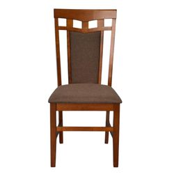 купить Стул Evelin di Costacurta Deepa R Burnish oak (Обивка Ekea-12 Dark Brown) в Кишинёве 