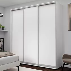 cumpără Dulap Nex Home Dulap cu uși glisante, 200x60x240cm, PAL, Alb în Chișinău 