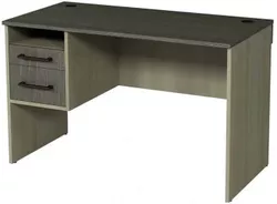 cumpără Masă de birou Tisam Стол письменный прямой с 2-мя ящиками 1200х600х750мм (6625) în Chișinău 