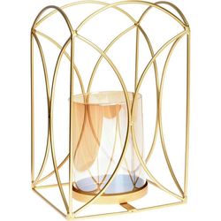 купить Свеча H&S 33572 Sfesnic metalic pentru lumanari pastile 15x24cm, auriu в Кишинёве 