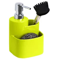 купить Аксессуар для кухни Bisk 07870 Dozator set 3 elemente, galben. (ceramica) в Кишинёве 