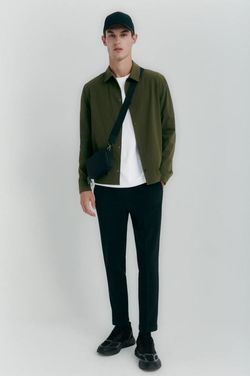 Рубашка ZARA Зеленый 4432/455/505