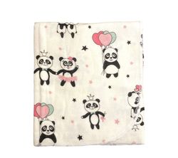 Пеленка байковая HB (100x80 cm) Panda
