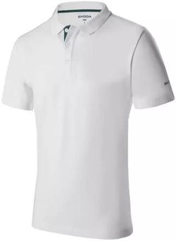 cumpără Îmbrăcăminte sport Skoda 6U0084230084 Футболка-поло мужская белая (S) în Chișinău 