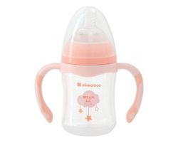 Anti-colic feeding bottle Kikka Boo 180ml Peach Cloud