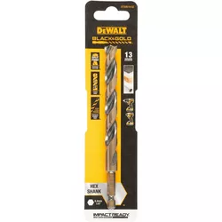купить Сверло DeWalt DT20619-QZ бур для металла, черно-золотой, ударный, 13 мм (P.1) в Кишинёве 