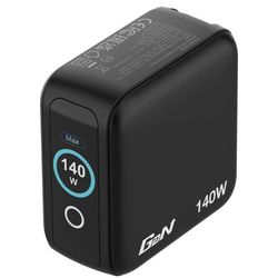 купить Зарядное устройство сетевое Verbatim VER_30240 Mini GaN Charger with Display 140W в Кишинёве 